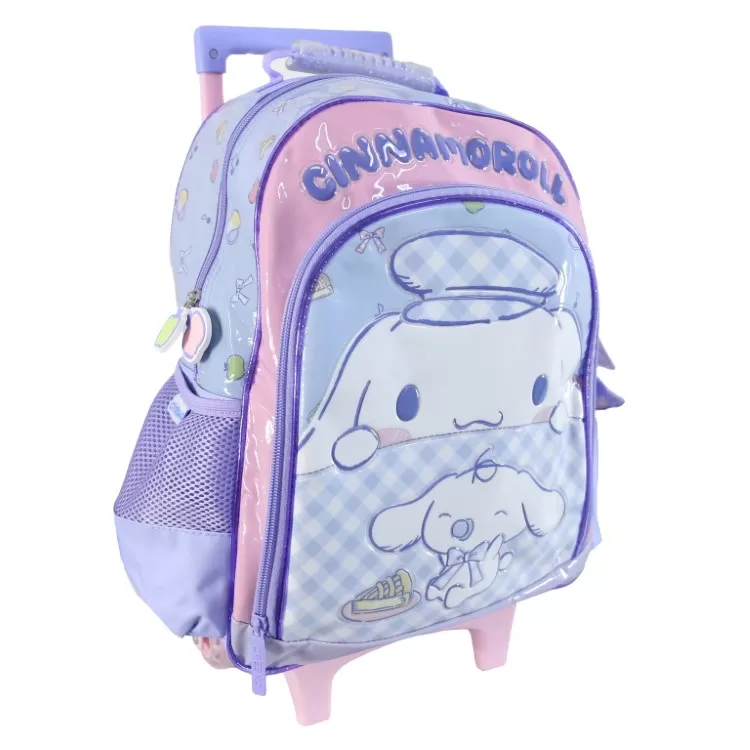 Mochila Escolar Cresko 2026 Cinnamoroll 16" con Carro Art.SR2604